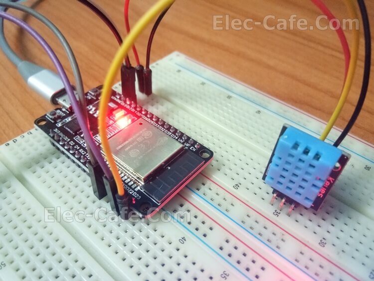 Connect ESP32 to DHT11 Sensor