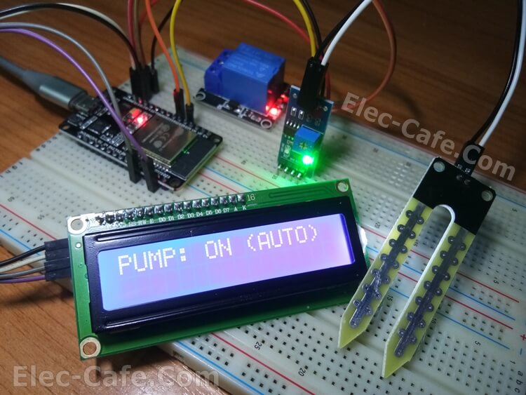 Monitor Pump Status with ESP32 and LCD Display Module