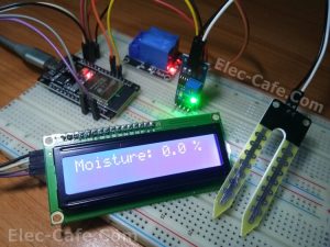 Monitor Soil Moisture Level with ESP32 and LCD Display
