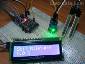 Monitor Soil Moisture with ESP32 and LCD Display