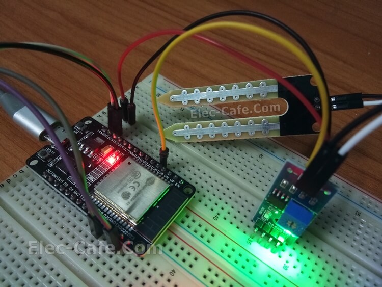 Connect Soil Moisture Sensor Module to ESP32